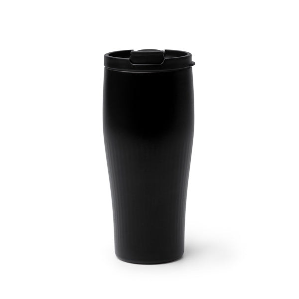 Seward - Vaso térmico diseño curvado elaborado en acero inoxidable 304 reciclado - Negro