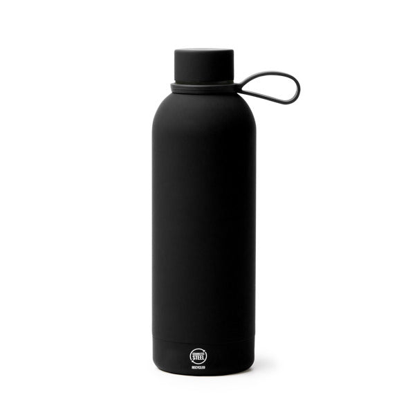 Sivas - Bidón térmico de elaborado en acero inoxidable 304 reciclado - Negro