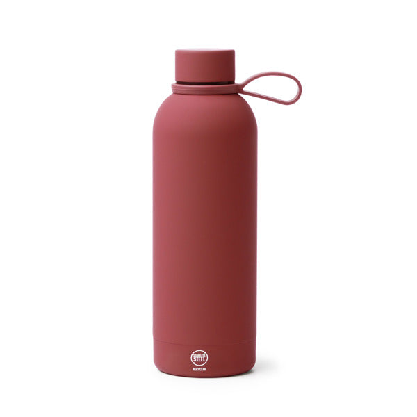 Sivas - Bidón térmico de elaborado en acero inoxidable 304 reciclado - Rojo Oscuro