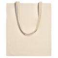 Mudari - Bolsa 100% algodón de 240 g/m² de gramaje en acabado natural - Crudo
