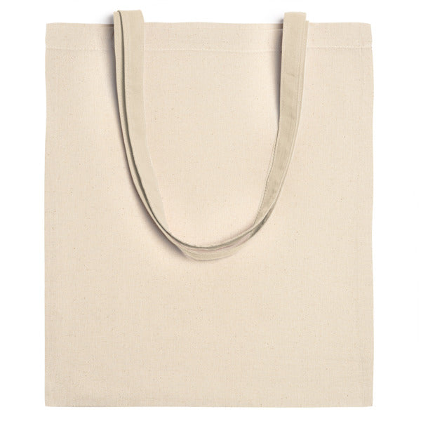 Mudari - Bolsa 100% algodón de 240 g/m² de gramaje en acabado natural - Crudo