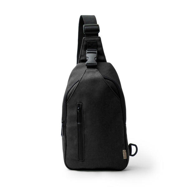 Valar - Bandolera elaborada en algodón canvas reciclado - Negro