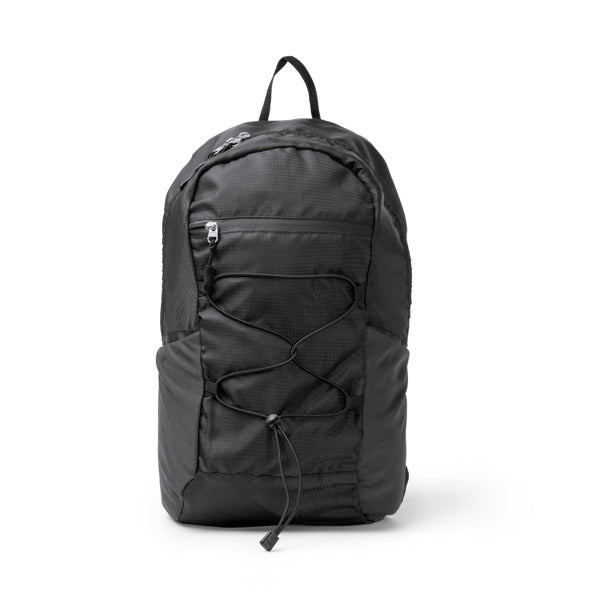 Capitan - Mochila deportiva realizada en Ripstop RPET 420D - Negro