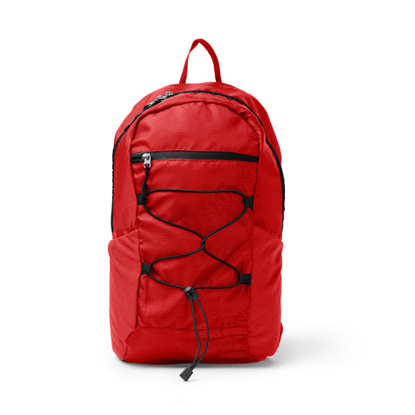 Capitan - Mochila deportiva realizada en Ripstop RPET 420D - Rojo