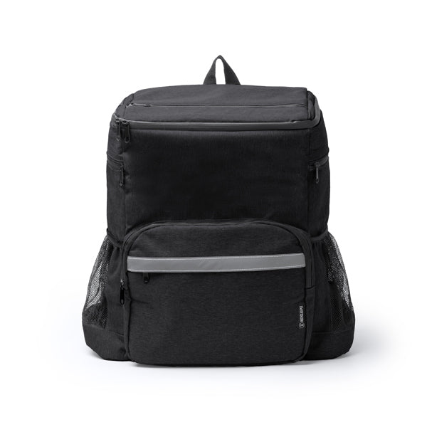 Inuvik - Mochila nevera elaborada en RPET 600D - Negro Vigore