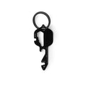Kerman - Llavero multiherramienta con forma de llave elaborado en acero inoxidable - Negro