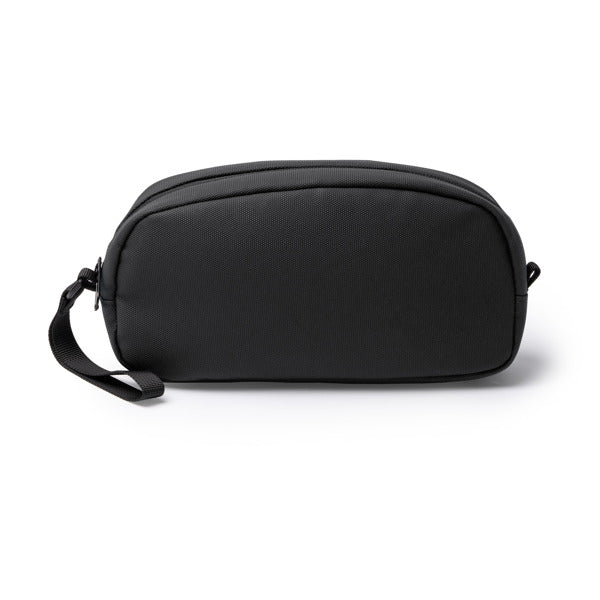 Volox - Neceser elaborado en PU Leather con cierre de cremallera con tirador - Negro