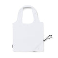 Lezox - Bolsa de la compra plegable elaborada en RPET 190T - Blanco