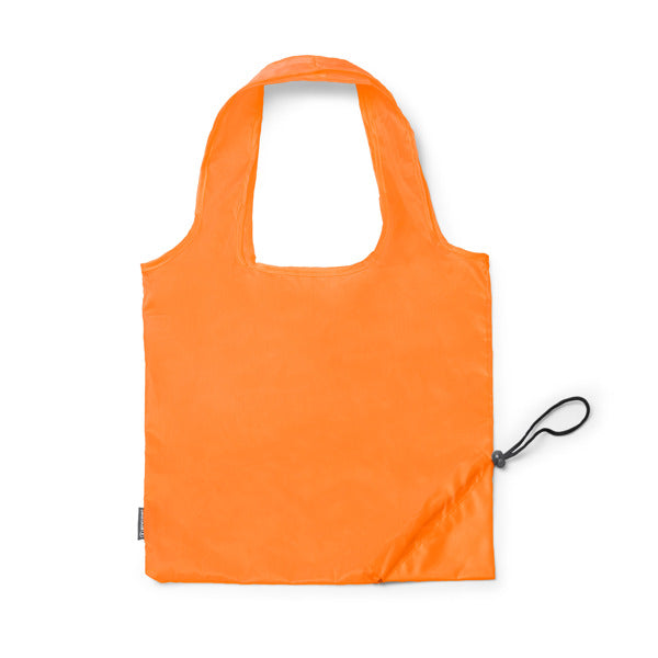 Lezox - Bolsa de la compra plegable elaborada en RPET 190T - Naranja