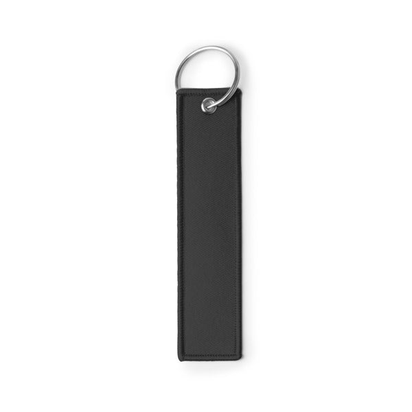 Tomcat - Llavero rectangular elaborado en RPET, de tacto suave - Negro