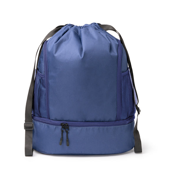 Deboer - Mochila de cuerdas ajustable elaborada en poliéster 600D - Marino