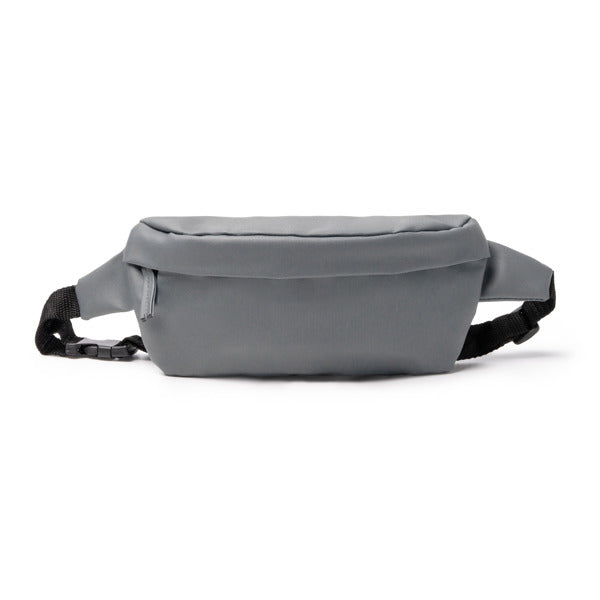 Zumel - Riñonera elaboarada en PU Leather y RPET 600D con tacto suave - Gris