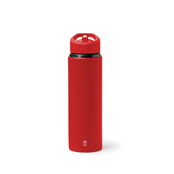 Tatlon - Bidón elaborado en acero inoxidable 304 reciclado con pared simple - Rojo
