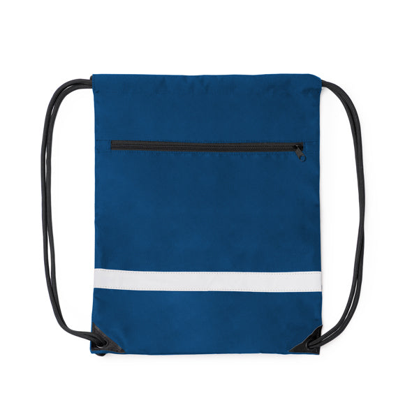 Lucio - Mochila de cuerdas ajustables elaborada en RPET 300D - Royal