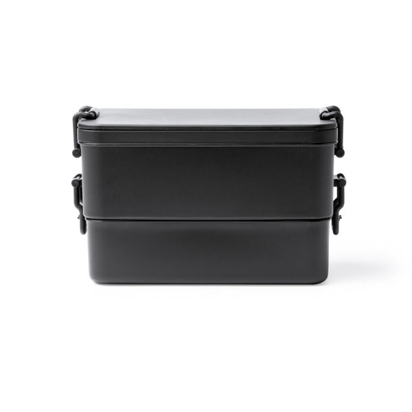 Kady - Fiambrera elaborada en PP con capacidad de 2,3 L ml - Negro
