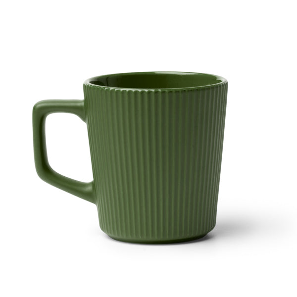 Buks - Taza de cerámica con capacidad de 320 ml - Verde Oscuro