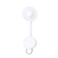 Denison - Ventilador de mano elaborado en ABS reciclado - Blanco