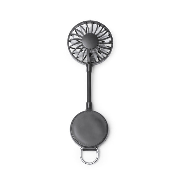Denison - Ventilador de mano elaborado en ABS reciclado - Negro