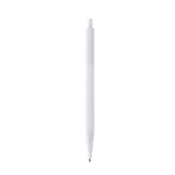 Tarmak - Bolígrafo elaborado en ABS reciclado con pulsador - Blanco