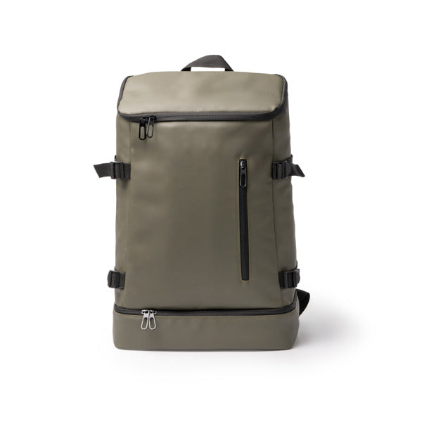 Frilux - Mochila nevera elaborada en PU Leather - Verde Oscuro