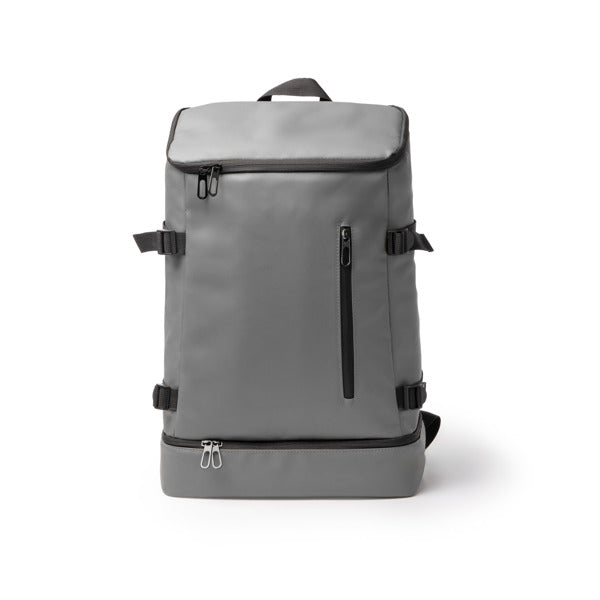 Frilux - Mochila nevera elaborada en PU Leather - Gris