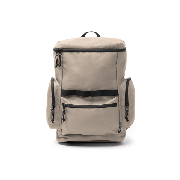 Cameron - Mochila elaborada en RPET 600D con apertura en la parte superior - Beige