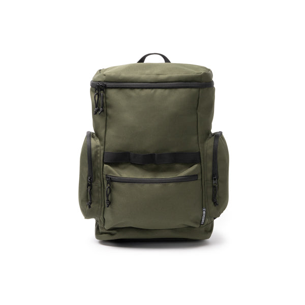 Cameron - Mochila elaborada en RPET 600D con apertura en la parte superior - Verde Oscuro