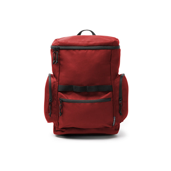 Cameron - Mochila elaborada en RPET 600D con apertura en la parte superior - Rojo