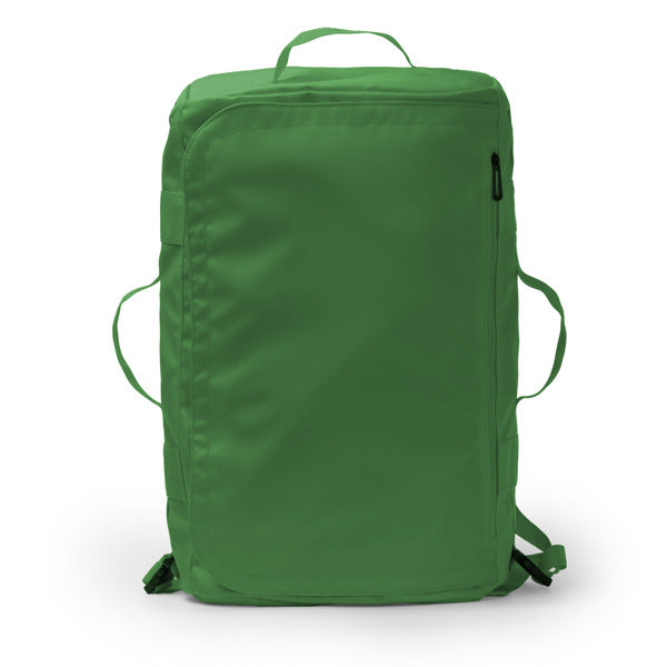 Lacroix - Bolso mochila multifunción elaborada en PU Leather y poliéster 600D - Verde Oscuro