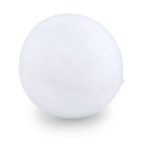 Saona - Balón inflable de PVC con válvula de inflado - Blanco