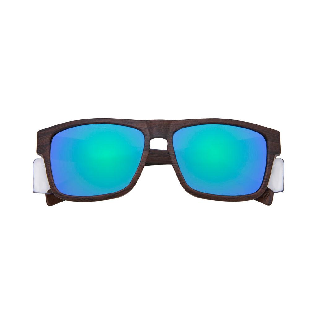 Mod. BRAVE.29 Woody Dark Lente PC Verde Polarizada