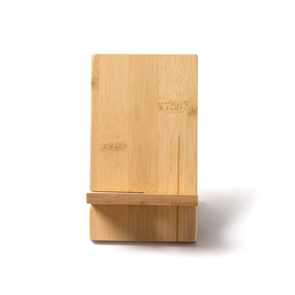 Lyra - Soporte de bambú para móviles - Crudo