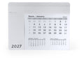 Serbal - Alfombrilla rectangular para ratón con calendario - Blanco