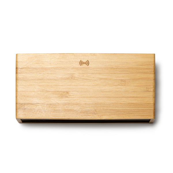 Duncer - Reloj con superficie de carga inalámbrica con potencia de 5W - Bambu