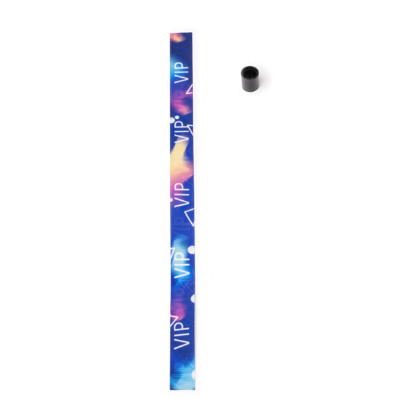 Spring - Pulsera ajustable de poliéster con cierre no retornable - Blanco