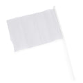Celeb - Banderín con mástil de tamaño pequeño, de variados colores y banderas - Blanco