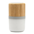 Ozcan - Altavoz inalámbrico con cuerpo elaborado en bambú y detalles en silicona - Bambu