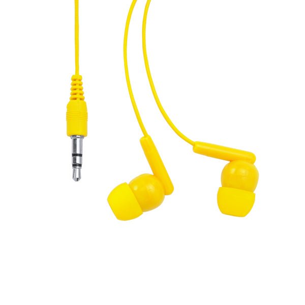 Punk - Auriculares boton - Amarillo
