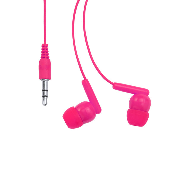 Punk - Auriculares boton - Fucsia