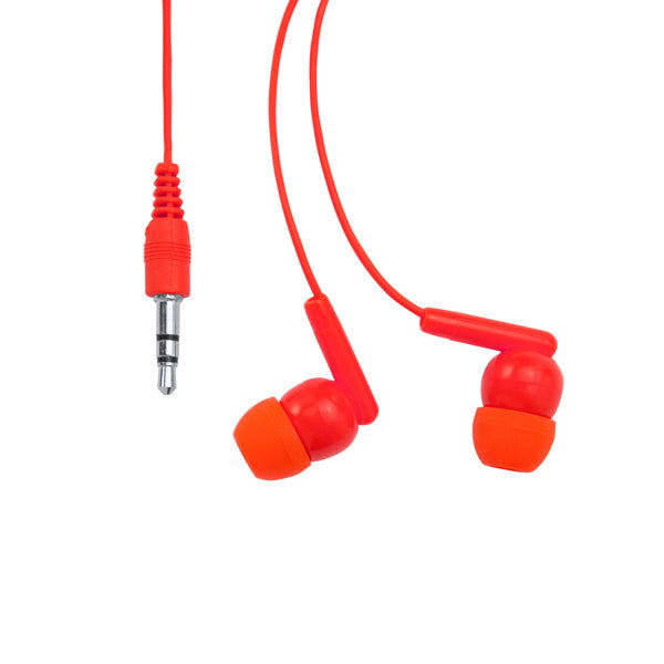 Punk - Auriculares boton - Rojo