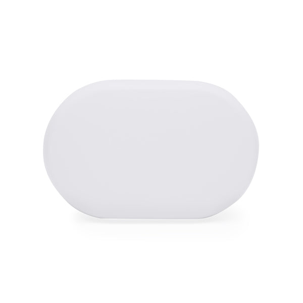 Funk - Auriculares inalámbricos recargables en estuche con pantalla digital - Blanco