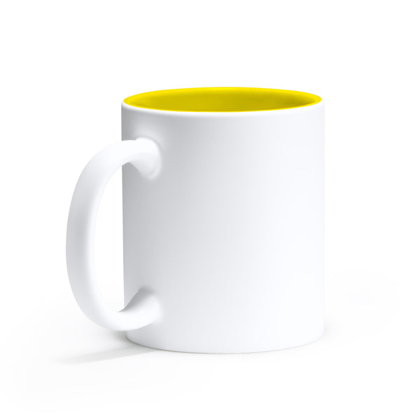 Roibo - Taza de cerámica ideal para marcaje láser - Amarillo