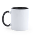 Mango - Taza especial para sublimación de cerámica de 350ml - Blanco/Negro