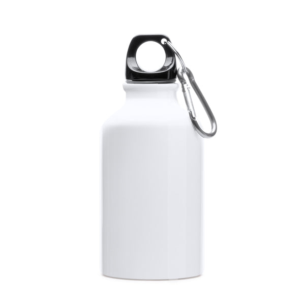 Yaca - Bidón de aluminio con mosquetón - Blanco