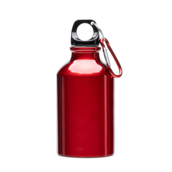 Yaca - Bidón de aluminio con mosquetón - Rojo