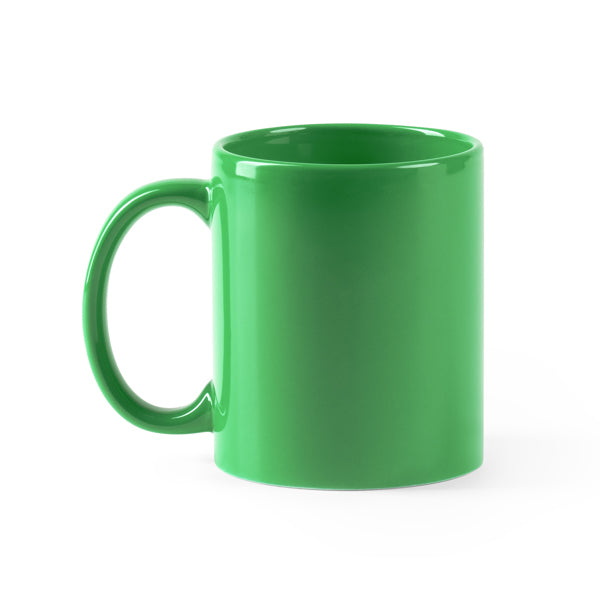 Papaya - Taza de cerámica con capacidad de 370 ml - Verde Helecho