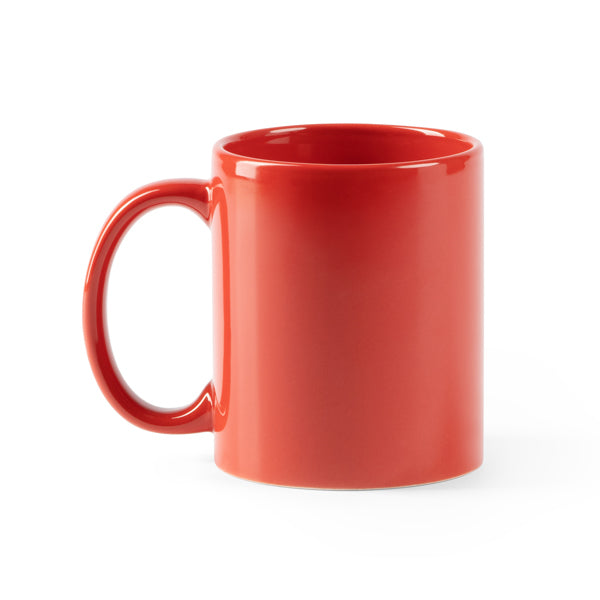 Papaya - Taza de cerámica con capacidad de 370 ml - Rojo