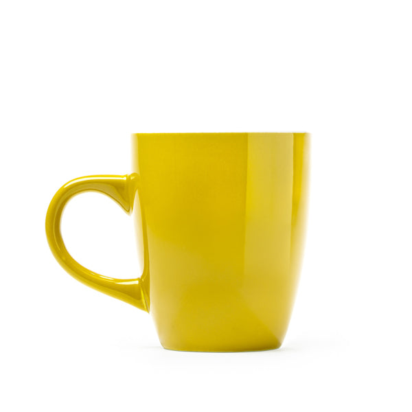 Nolo - Taza de cerámica con esmalte a color, perfecta para regalar - Amarillo