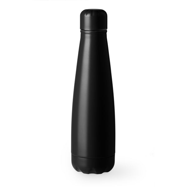 Pita - Bidón de acero inoxidable 304 con tapón enroscable - Negro