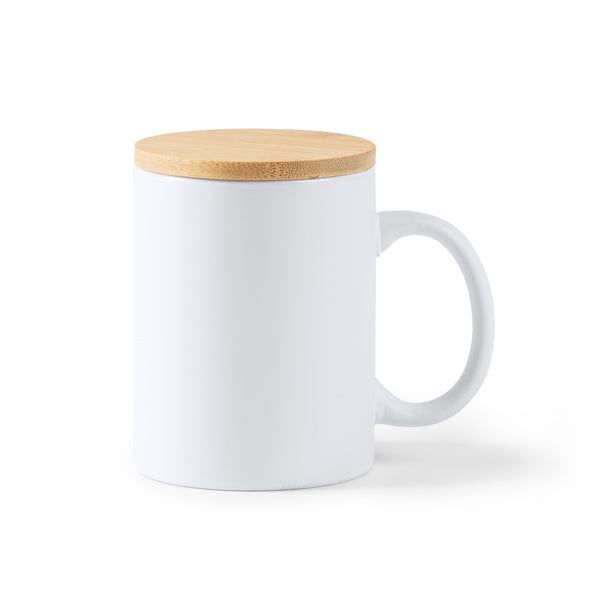 Berry - Taza de cerámica con capacidad de 370 ml - Blanco